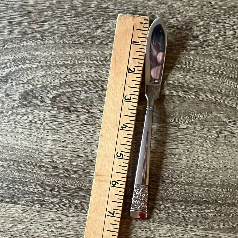 Reed & Barton Harvest Bouquet 18/10 Stainless Master Butter Knife Replacement
